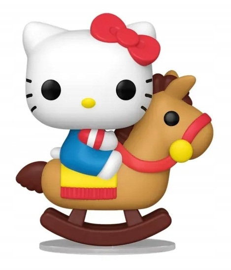 Hello Kitty on rocking horse 134