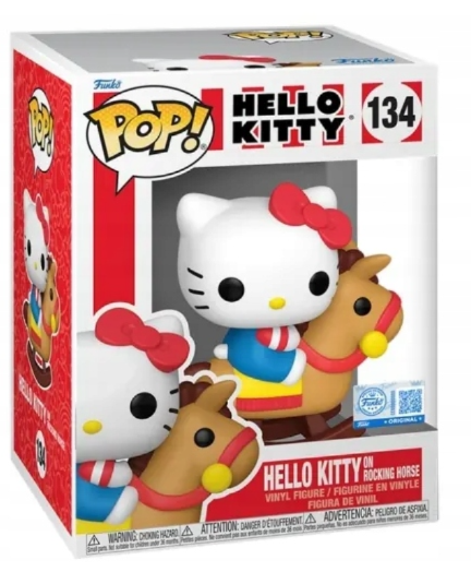 Hello Kitty on rocking horse 134